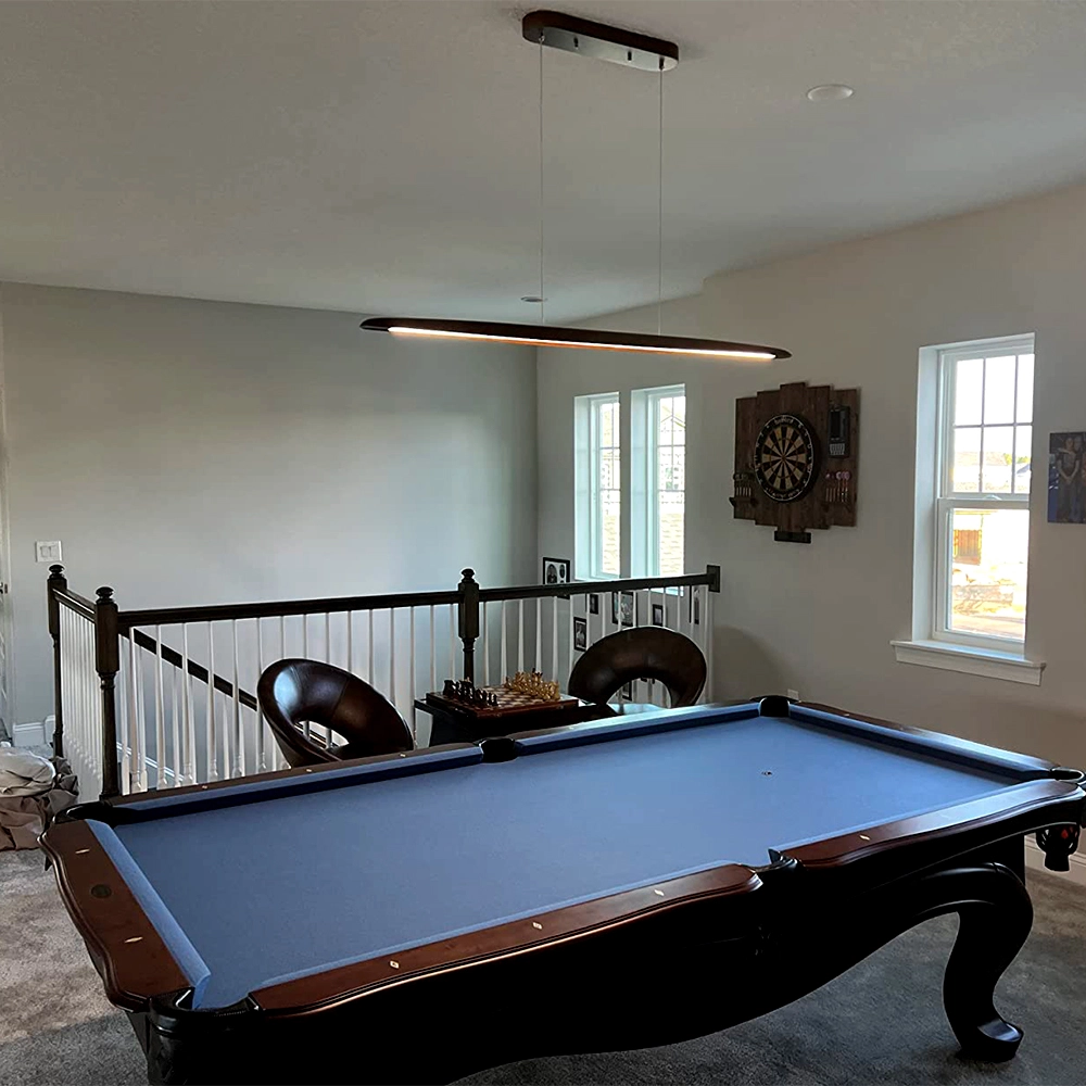 billiard room pendant lighting