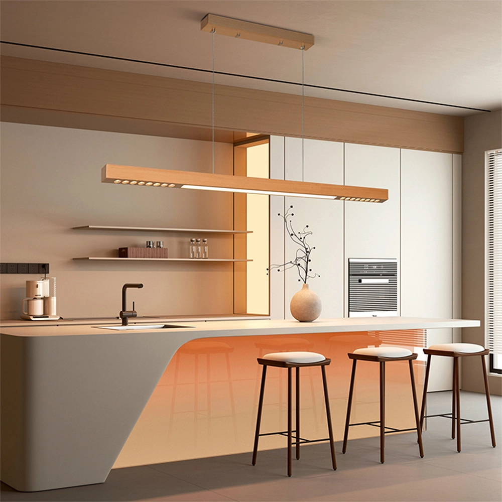 kitchen linear pendant lamp
