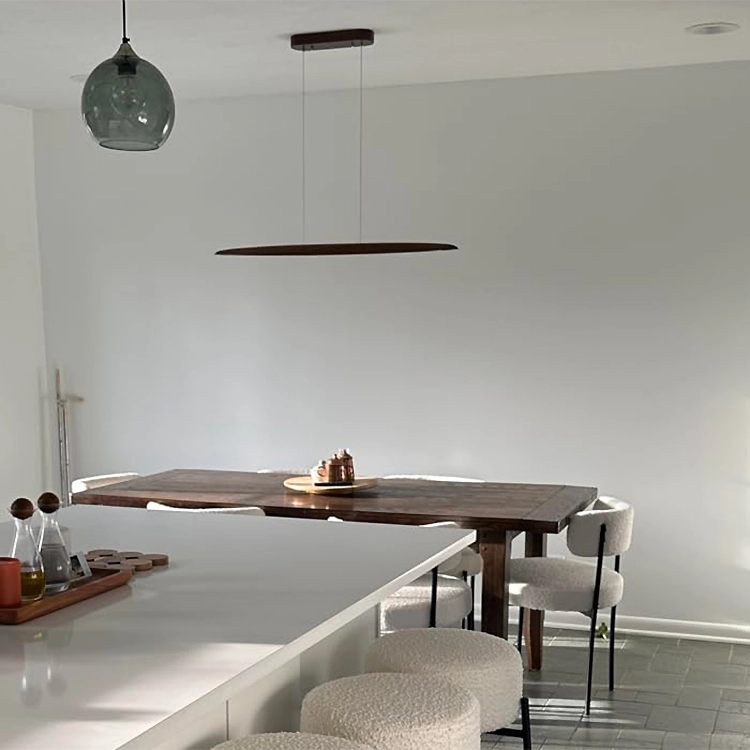 long wooden pendant light​