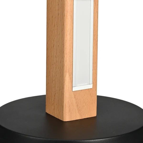 simple wooden floor lamp