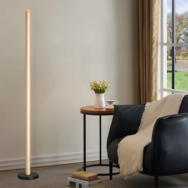 solid wood floor lights