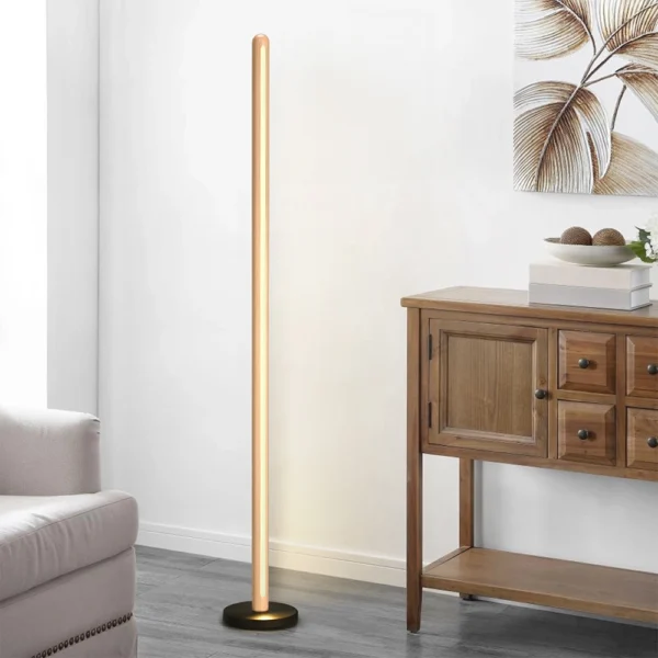 floor lamp natural wood