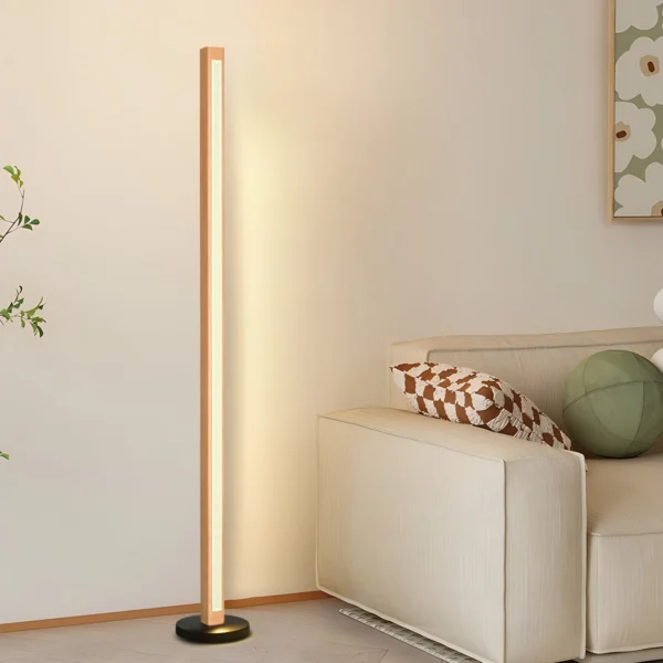 wooden floor standing lamps